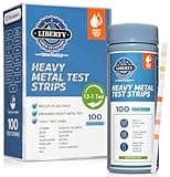 Liberty Gold Standard© Expanded 13 Heavy Metals Drinking Water Test (100-Piece Kit) - Lead, Mercury, Copper, Iron, Zinc, Manganese, Sodium Chloride, Aluminum, Sulfate, Nickle, Cobalt, Hardness