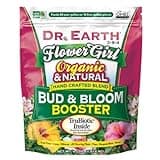 Dr. Earth Flower Girl Bud & Bloom Booster 4-10-7 Fertilizer, 4 lbs, 4 liters, Organic & Natural, Safe for People & Pets