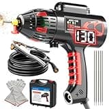 GZ GUOZHI Welding Machine Handheld, 110V 130Amp Portable ARC Welder Hand Held Welder Machine, Digital Display IGBT Inverter with Welding Tool Set and Toolbox