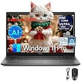 Dell Latitude 3550 15 Laptop, 15.6" FHD Computer, Intel 12-Core Ultra 7 155U (Beat i7-1355U), 64GB DDR5 RAM, 1TB PCIe SSD, WiFi 6, USB 4, HDMI, Backlit Keyboard, Fingerprint Reader, Windows 11 Pro