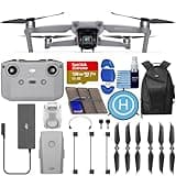 DJI Mavic Air 2 - Drone Quadcopter UAV with 48MP Camera 4K Video 8K Hyperlapse 1/2" CMOS Sensor 3-Axis Gimbal 34min Flight Time ActiveTrack 3.0 Ocusync 2.0, Gray + 128GB Card + Pilot Kit