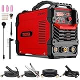 TIG Welder: DEKOPRO 205Amp 110V/220V DC Dual Voltage Tig/Stick/Clean Welders with Foot Pedal Interface Pulse TIG ARC Welding Machine Kit