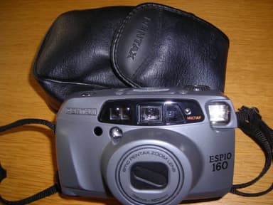 Pentax Espio 160 with 38-160mm Zoom, Autofocus 35mm Film Camera with Camera Case