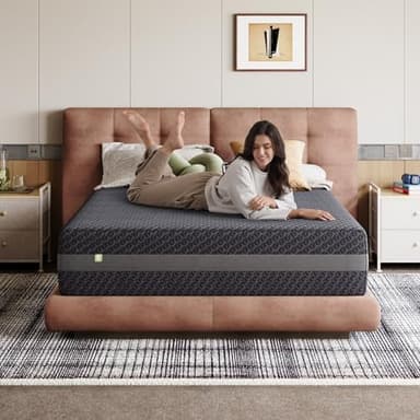 Novilla Queen Gel Memory Foam Mattress 12 Inch for Spinal Alignment