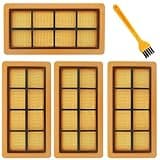 Ash and Dry Vacuum Cleaner Replacement Filter, Compatible with Karcher AD2/ AD3/ AD3 Premium /AD4/ AD4 Premium/ AD3.200/ AD3.000(4pcs)