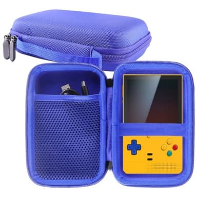 WERJIA Hard Carrying Case Compatible with Retroid Pocket Classic/Retroid Pocket Flip 2/ Flip Retro Game Handheld Console (Blue)