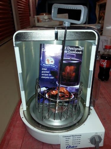 Oster Carousel Rotisserie Grill/ White Color