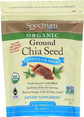 Spectrum Essentials Organic Ground Chia Seed, 10 oz
