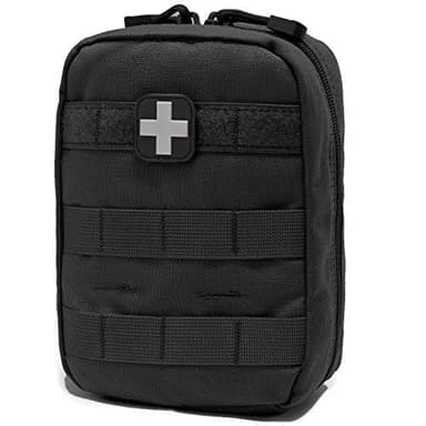 Carlebben EMT Pouch MOLLE Ifak Pouch Tactical MOLLE Medical First Aid Kit Utility Pouch (With Medical Supplies)