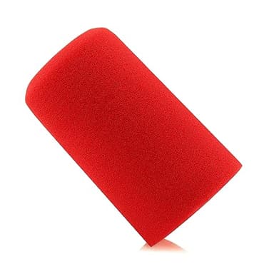 LEFXMOPHY SM7B Windscreen for Shure SM7B SM7dB Vocal Microphone RK345 Replacement Pop filter, Noise-cancellation Windsock Cover Red Foam Cover