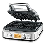 Breville BWM640XL Smart 4-Slice Waffle Maker, Silver