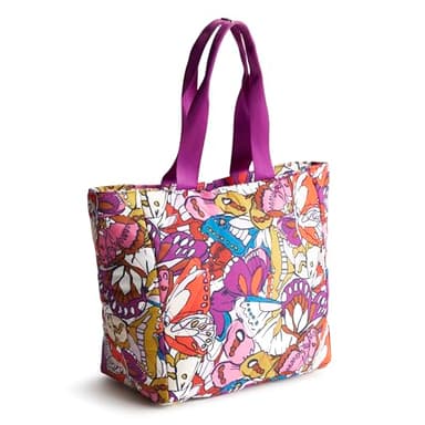 Vera Bradley Women's Featherweight Lunch Tote, Flutter, One Size
