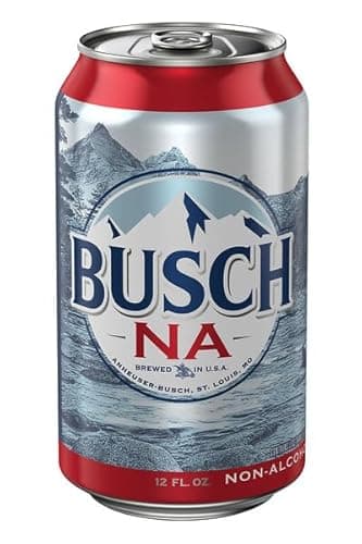 Busch NA (Pack of 12) Non Alcoholic Beer 12 oz Can - 12 Individual NA Cans of Busch Zero Alcohol