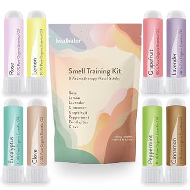 Smell Training Kit, Restore Sense of Smell and Taste, 8 Unique Scents, Made in The USA