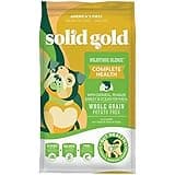 Solid Gold Dry Dog Food for Adult & Senior Dogs - Made with Oatmeal, Pearled Barley, and Fish Meal - Holistique Blendz Potato Free High Fiber Dog Food for Sensitive Stomach & Immune Support - 4 LB