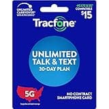 Tracfone $15 Unlimited Talk and Text / 30 Days