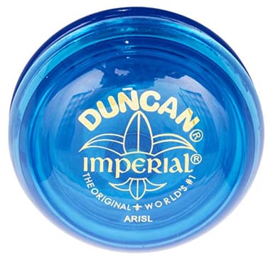 Duncan Toys Imperial Yo-Yo, Beginner Yo-Yo with String, Steel Axle and Plastic Body, Blue