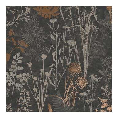 Superfresco Easy Organics Black and Copper Wallpaper