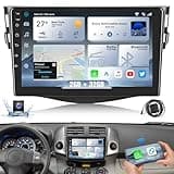 Car Radio for Toyota RAV4 2006 2007 2008 2009 2010 2011 2012 Stereo Leadfan 9-in IPS Touchscreen for RAV4 Wireless CarPlay Android Auto 1080P Backup Camera Bluetooth DSP GPS SWC FM (J.B.L)
