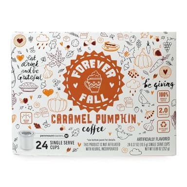 Forever Fall Caramel Pumpkin Single Serve K Cup Pods, 24 Count (Pack of 1) by Paramount Roasters (medium roast)