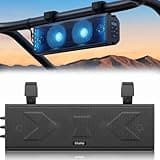 Ehaho 17 Inch UTV Sound Bar, ATV SoundBar Bluetooth with RGB Lighting, IP65 Waterproof Golf Cart Sound Bar, Amplified Powersports SXS SoundBar, UTV Speakers Compatible with Polaris RZR Can-Am (MT4100)