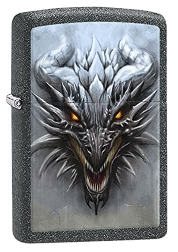 Zippo Lighter: Dragon Staring at You - Iron Stone 80857