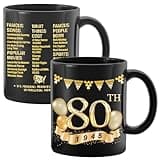 80th Birthday Gifts For Men Women, Gift For 80 Years Old, 1945 Birthday Gifts, Gift Ideas For 80 Year Old Men Woman, Birthday Gifts For Men Women Turning 80, 1945 Birthday Coffee Mug