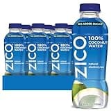 Zico 100% Coconut Water, NO added Sugar, Refreshingly Delicious, Hydration with Electrolytes, 16.9 Fl Oz (Pack of 12)