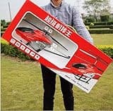 YUEQISM Large Fall Resistant Rc Helicopter 3.5 Channels Remote Control Helicopter Toys Gift with LED Light Night