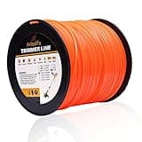 A ANLEOLIFE 5-Pound Commercial Square .105-Inch-by-1038-ft String Trimmer Line in Spool,with Bonus Line Cutter, Orange