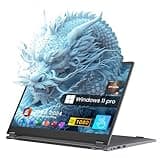 EYY 2 in 1 Laptop Computer, 15.6" 16GB DDR4 512GB SSD Touchscreen Notebook, AMD Ryzen R3 3200U(Up to 3.5 GHz), Radeon Vega 3, 1920x1080 FHD Display, Windows 11 Pro, Wifi, BT5.1 RJ45, Blacklit Keyboard