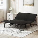 FLEXISPOT S2E Adjustable Bed Frame Base Queen,One-Person Transport and Assembly,Adjustable Bed Legs,Oxford Fabric Bedspread,Wired Remote,Whisper Quiet Durable Motor,Mattress Holder.