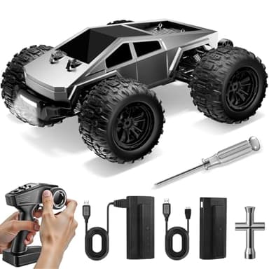 Jelife 1:16 Brushless RC Cars for Adults - Max 60KPH Fast Remote Control Truck 4WD High Speed Remote Control Cars for Gifts RC Trucks, 2.4GHz Off-Road Pick-up Electric Vehicle Toys Ages 8+