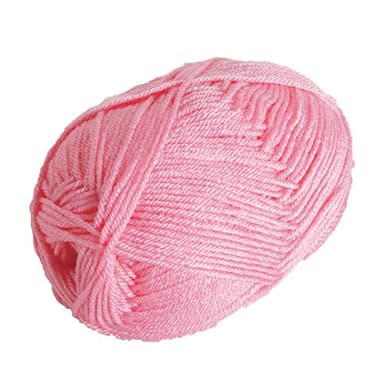 Knit Picks Brava Pink 100% Acrylic Worsted Weight Soft Yarn for Knitting, Crocheting, Knitting Machine use, Medium Weight 4 Yarn for Washable Projects (Cotton Candy)