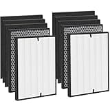 10 Pack 3000 Replacement Filters Compatible 3000 Air Purifi-er, Compatible with 3000,3000M, 3000Pro Air Purifi-er,2 Filter, 2 Activat-ed Carbn and 6 Extra Carbn Pre-Filters