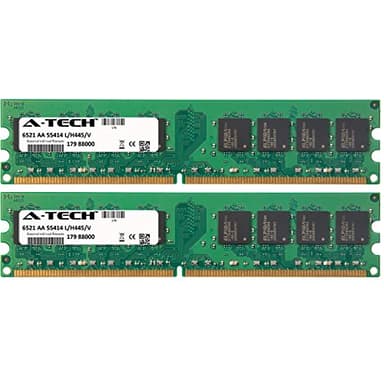 A-Tech 4GB KIT (2 x 2GB) For Asus P5 Series P5E-VM HDMI P5E-VM SE P5G31D-M Pro P5G41-M P5G41-M Evo P5G41-M LE P5G41-M LE/CSM P5G41-M LX P5G41-M LX2 P5G41-. DIMM DDR2 NON-ECC PC2-6400 800MHz RAM Memory