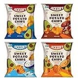 Jackson’s Sweet Potato Kettle Chips Avocado Oil Variety Pack made with Premium Oils (1.5 oz, Pack of 10) Sea Salt, Ranch, BBQ, and Habanero Nacho Flavors - Allergen-friendly, Gluten Free, Vegan