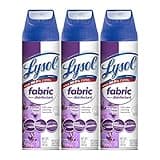 Lysol Fabric Disinfectant Spray, Sanitizing and Antibacterial Spray, For Disinfecting and Deodorizing Soft Furnishings, Lavender Fields 15 Fl. Oz (Pack of 3)
