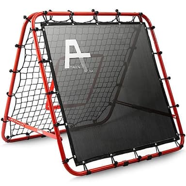 Amazing Tour Adjustable Soccer Rebound Net | Double-Angle Soccer Trainer with Steel Frame | Portable Folding Rebounder for Passing & Shooting Practice | Outdoor Sports Equipment for Youth & Adult