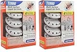 Terro T334B Indoor Multi-Surface Liquid Ant Bait and Ant Killer - 4 Discreet Ant Bait Stations - Kills Common Household Ants (Pack of 2)