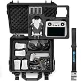 Lekufee Portable Waterproof Hard Case for DJI Mini 4 Pro,DJI Mini 3 Pro,Mini 3 Drone,DJI RC 2,DJI RC N3/N2,DJI Goggles 2/3/Goggles Integra/DJI RC Motion 2/3 and Accessories(Case Only)