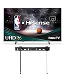 Hisense Smart TV 58-Inch 4K UHD R0KU LED Screen + Free Wall Mount with Wi-Fi Game Mode DTS Studio Sound Compatibility with Google Assistant and Alexa Motion Rate 120 HDR10 (Renewed)