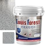 High-Gloss Marble Effect Epoxy Floor Coating,Epoxy Floor Paint for Garage,Self-Leveling Concrete Floor Paint,Quick-Dry Non-Slip Wear-Resistant Basement Waterproof Water-Based Paint