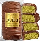 Dubai Chocolate Bar Pistachio Knafeh - Luxury Rich Milk Chocolate, Individually Wrapped Fresh, Premium Pistachio Cream Katafi Filling (1 Pack)