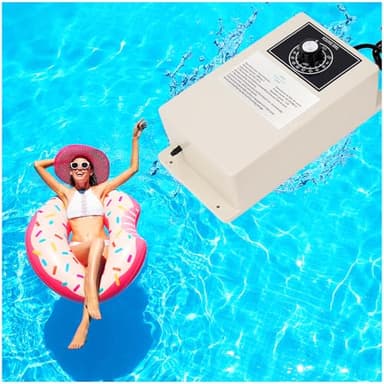 HOSOUTION 2000mg/H Ozone Generator with Timer, Ozone Generator Water Keep Cold Plunge Clean, Cold Plunge Filter, Ozone Bubbler for Produce, Ozone Generator for Cold Plunge, Ice Bath, Hot Tub,Spa