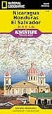 Nicaragua, Honduras, and El Salvador Map (National Geographic Adventure Map, 3109)