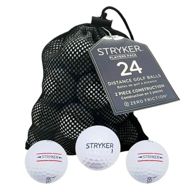 Zero Friction Stryker Golf Balls, 24 Pack