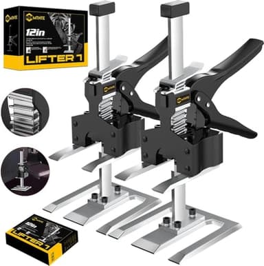 Mtnte Labor Saving Arm Jack Handle 12 in Furniture Jack Drywall Lift for Wall Tile Locator, Multi Function Height Adjustment, Door Panel, Lever Arm Tool Board Weight 330lb, Lift Range 6.7In