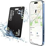Wallet Tracker Card|Wallet Finder Work with Apple Find My (iOS 14.5 Above Only)|GPS Smartcard Tracker|Thin Wallet Finder,IP68 Waterproof,5-Year Battery Life for Wallet,ID Card,Bag,Purse,Passport,etc
