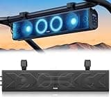Ehaho 25 Inch UTV Sound Bar, ATV SoundBar Bluetooth with RGB Lighting, IP65 Waterproof Golf Cart Sound Bar, Amplified Powersports SXS SoundBar, UTV Speakers Compatible with Polaris RZR Can-Am
